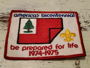 VG Vintage Boy Scouts of America Bicentennial Be Prepared For Life Patch - Picture 1 of 2