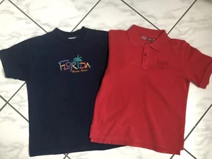 Jungen Polo- Shirt + Shirt Gr. 128 - Bild 1 von 1