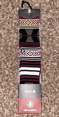 NWT STANCE NCAA “Florida State Seminoles” Men’s Soft Crew Socks Size: 9-12, $18 Cover