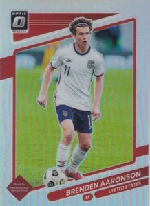 2021-22 Panini Road to Qatar Optic 165 Brenden Aaronson Silver Prizm - Picture 1 of 2