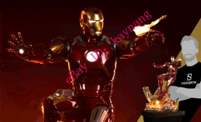 Sideshow Collectibles 300281 钢铁侠 1/4 比例钢铁侠 Mark7 GK 模型雕像 — 第 1/4 张图片