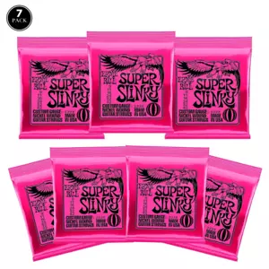 7 Sets Ernie Ball Saiten für E-Gitarre super slinky 9-42 nickelgewickelt 2223 - Bild 1 von 7