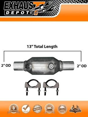 Convertidor catalítico de ajuste directo para Audi Chrysler Chevrolet Dodge Ford 2004-2007 Foto 1 de 4