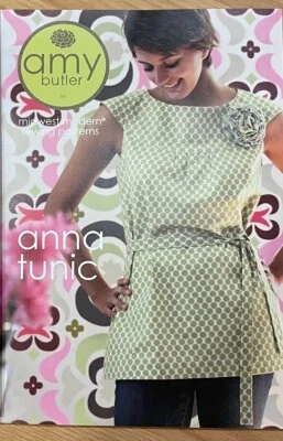 Dressmaking Pattern Amy Butler Anna Tunic Sizes 2-20 Opened But Not Used - Image 1 of 2
