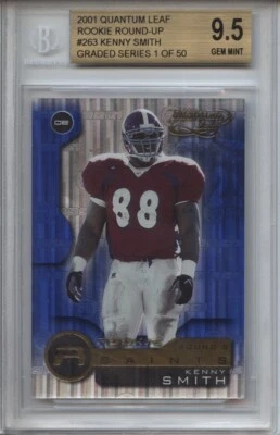 2001 Quantum Leaf #263 Kenny Smith RC BGS 9.5 Gem Mint SP /50 Alabama - Image 1 of 2