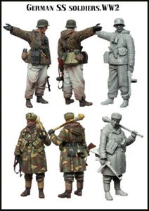 Evolution Miniatures 35112, soldados alemanes WSS SEGUNDA GUERRA MUNDIAL (2 figuras), ESCALA 1:35 - Imagen 1 de 1