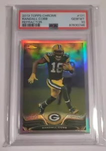 Topps Chrome Randall Cobb 2013 refractor PSA 10 gemas como nuevo #171 Green Bay Packers  - Imagen 1 de 2