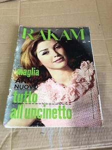 rivista RAKAM Mensile Di Alta Moda e Lavori Femminili '60 CUCITO GENNAIO 1964 - Photo 1/4