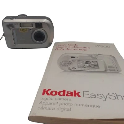 Kodak EasyShare CX7300 3.2MP Digital Camera & Manual Silver - Tested Working - Image 1 of 4