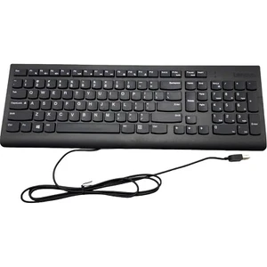 Lenovo Calliope 00XH587 Black USB Wired Desktop US Keyboard 1PSD50L21359 NIB - Picture 1 of 7