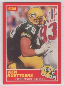 Juego de equipo de fútbol americano Green Bay Packers 1989 - Imagen 1 de 1