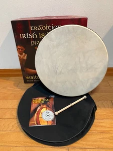 Waltons 18 ZOLL DWP19418 BODHRAN IRISCHE TROMMEL ZIEGENHAUT mit SCHLÄGER DVD & GIGBAG NEU - Bild 1 von 8