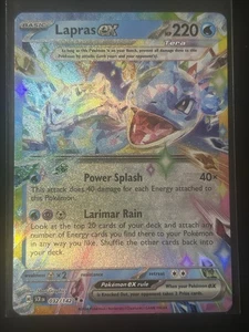 Lapras ex - 032/142 Stellar Crown Double Rare Pokemon - - Bild 1 von 2