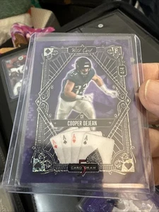 2024 wild card 5 card draw calcio Cooper DeJean RC quattro assi serie 4/4 (57) - Foto 1 di 2