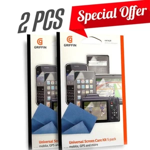 Menge 2 x 5er Pack Griffin Universal Zuschnitt Passend Displayschutzfolie für Kamera GPS - Bild 1 von 6