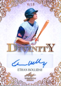 2024 Leaf Trinity Ethan Holliday Divinity Auto /10 Orioles - Picture 1 of 1