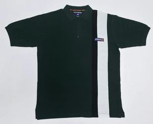 Vintage Polo Sport Ralph Lauren Poloshirt Herren Medium 1/4 Reißverschluss Kragen Colorblock - Bild 1 von 7
