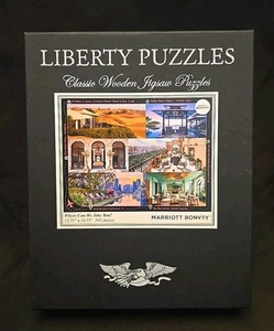 Liberty Puzzles 505 Piece Wooden Jigsaw Puzzle Marriott Where Can We Take You? - Picture 1 of 11