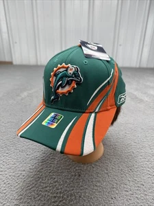 NFL Miami Dolphins Select Series By Headwear Reebok Flex Cap Hat OSFA NEW - Picture 1 of 10