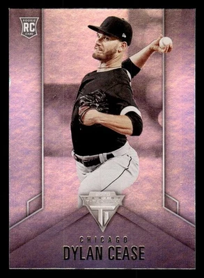 2020 PANINI CHRONICLES DYLAN CEASE 16 MINT TITANIUM RC CHICAGO WHITE SOX - Image 1 of 2
