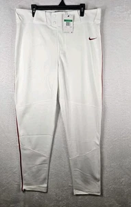 Pantalones de béisbol Nike Vapor Select para hombre M-L blancos/rojos BQ5489-109 NUEVOS CON ETIQUETAS - Imagen 1 de 17