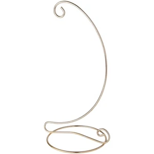 Bard's Light Gold-toned Ornament Stand, 12.25" H x 5.25" W x 6.5" D - Picture 1 of 2