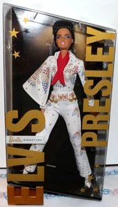 Traje Barbie Signature White Eagle 2020 muñeca articulada Elvis Presley etiqueta dorada - Imagen 1 de 17