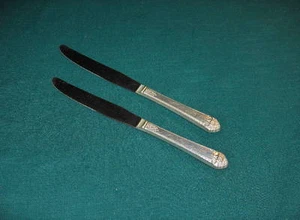 4 Vintage International Rogers Silver STARLIGHT 1950 Dinner Knives - Bild 1 von 1