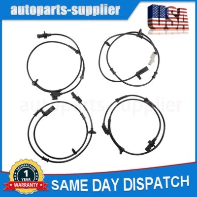 Sensores de velocidad ABS delanteros traseros izquierdo derecho 4 piezas para Jeep Grand Cherokee 1999-2004 Foto 1 de 4