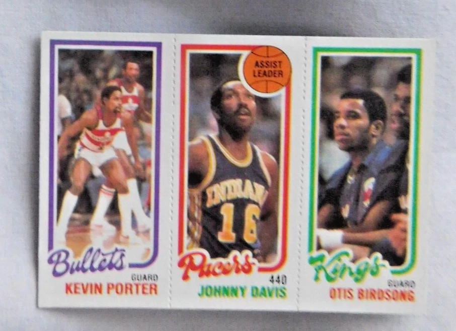 1980-81 Topps #125/114/250 Kevin Porter Johnny Davis Otis Birdsong Card nm-mt+ - Image 1 of 1