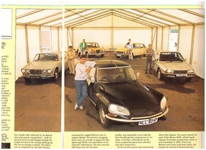2 LOT Vintage TEST MATCHES Including Citroen DS Sedan & Decapotable From UK Mags - Picture 1 of 2