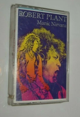 Nice Vintage 1990 Robert Plant Manic Nirvana Promo Cassette Tape HTF - Image 1 of 3