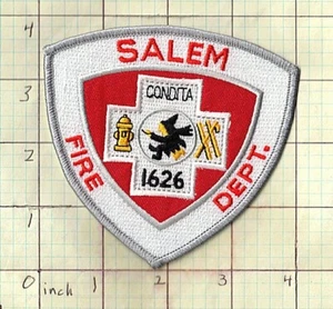 Salem Massachusetts 1626 scudo bg24 toppa antincendio - Foto 1 di 1