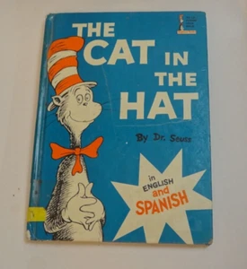 Dr. Seuss - The Cat In The Hat 1967 First Edition RARE in English & Spanish HC - Picture 1 of 6