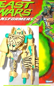 Transformers Beast Wars 1996 TIGERTRON complete FULL CARD tiger tigatron 1997 - Picture 1 of 14