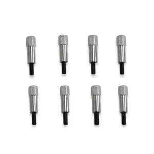 CHROME VALVE COVER BOLT SET FOR CHEVY 283 305 327 350 383 SBC STUD KIT 8 pc SET - Picture 1 of 7