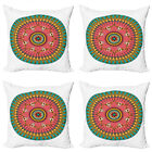 Ambesonne Pastel Cushion Cover Set Of 4 For Couch And Bed In 4 Sizes