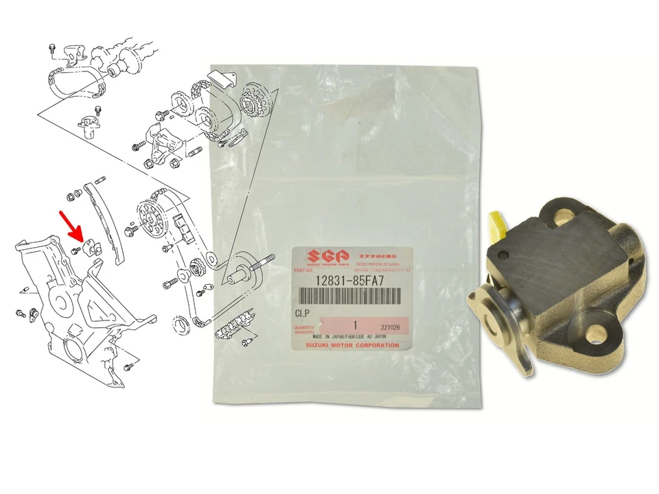 Timing Chain Tensioner Assy 12831-85FA7 OE for Suzuki Grand Vitara 2.5 2.7 - Image 1 of 1