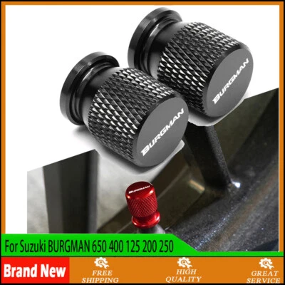 For Suzuki BURGMAN 650 400 125 200 250 Motorcycle Wheel Tire Valve Stem Caps Foto 1 de 4