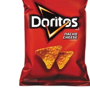 Delicious Nacho Cheese Tortilla Chips - Perfect for Dipping & Sharing, 64 Bags - Picture 1 of 2