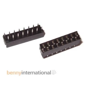 16 Pin ZIP16 ZIF IC SOCKET - PCB ZIGZAG Connector 2.54mm Lead Pitch - Picture 1 of 1