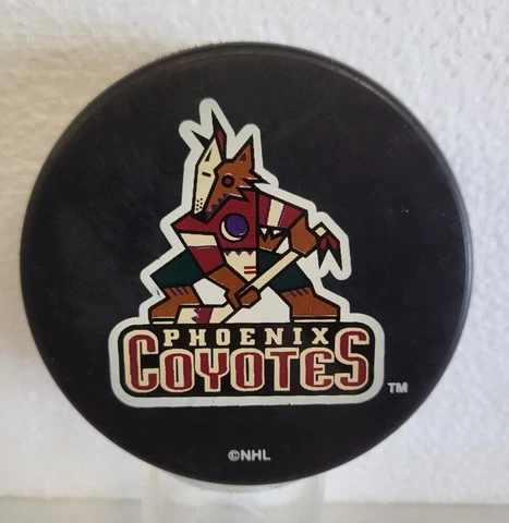 NHL HOCKEY PHOENIX COYOTES OFFICIAL TEAM LOGO PUCK Cover