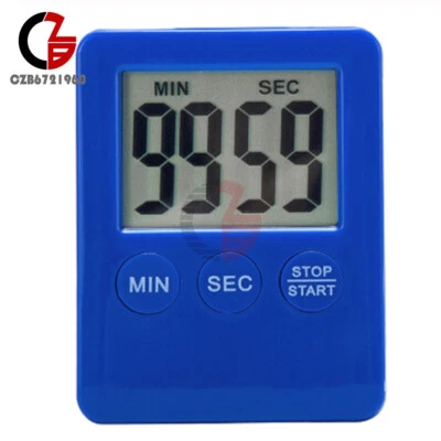 Mini LCD Kitchen Alarm Digital Timer  Cooking Count Up Kitchen Countdown Tools - Image 1 of 4