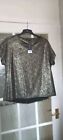 Dorothy Perkins Gold Top. Size 16.
