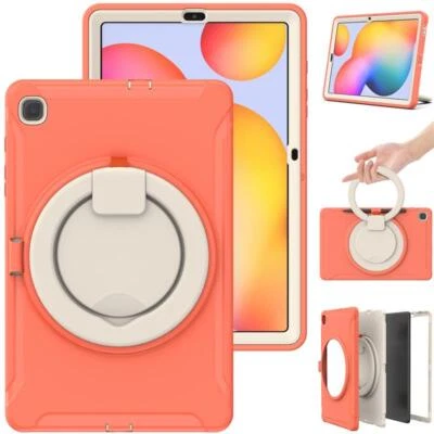 Funda Para Samsung Galaxy Tab S6 S6 Lite 10.4 Giratoria Niños Anillo Cubierta Foto 1 de 4