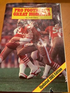 Pro Football's Great Moments by Jack Clary Updated 1985 Edition Vintage HC photo - Picture 1 of 11