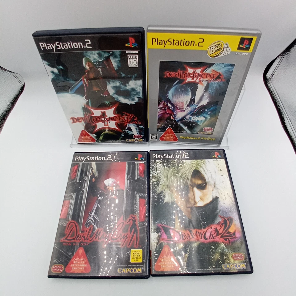 Devil May Cry 1 2 3 & 3 Special Edition Lot of 4 PS2 PlayStation 2 Japanese CIB - Image 1 of 4
