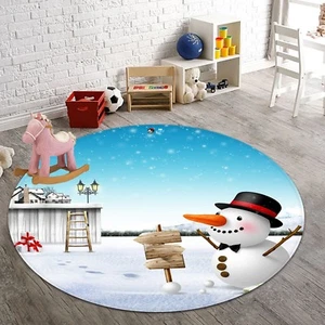 3D Christmas Xmas 462 Non Slip Rug Mat Room Mat Round Elegant Photo Carpet AU - Picture 1 of 4