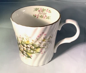 Royal Grafton Bone China Tea Cup / Mug Lily of the Valley Month of May, England - Picture 1 of 5