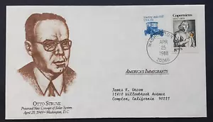 USA 1988 Tribute to America's Immigrants, Otto Struve, astronomer, science - Picture 1 of 1